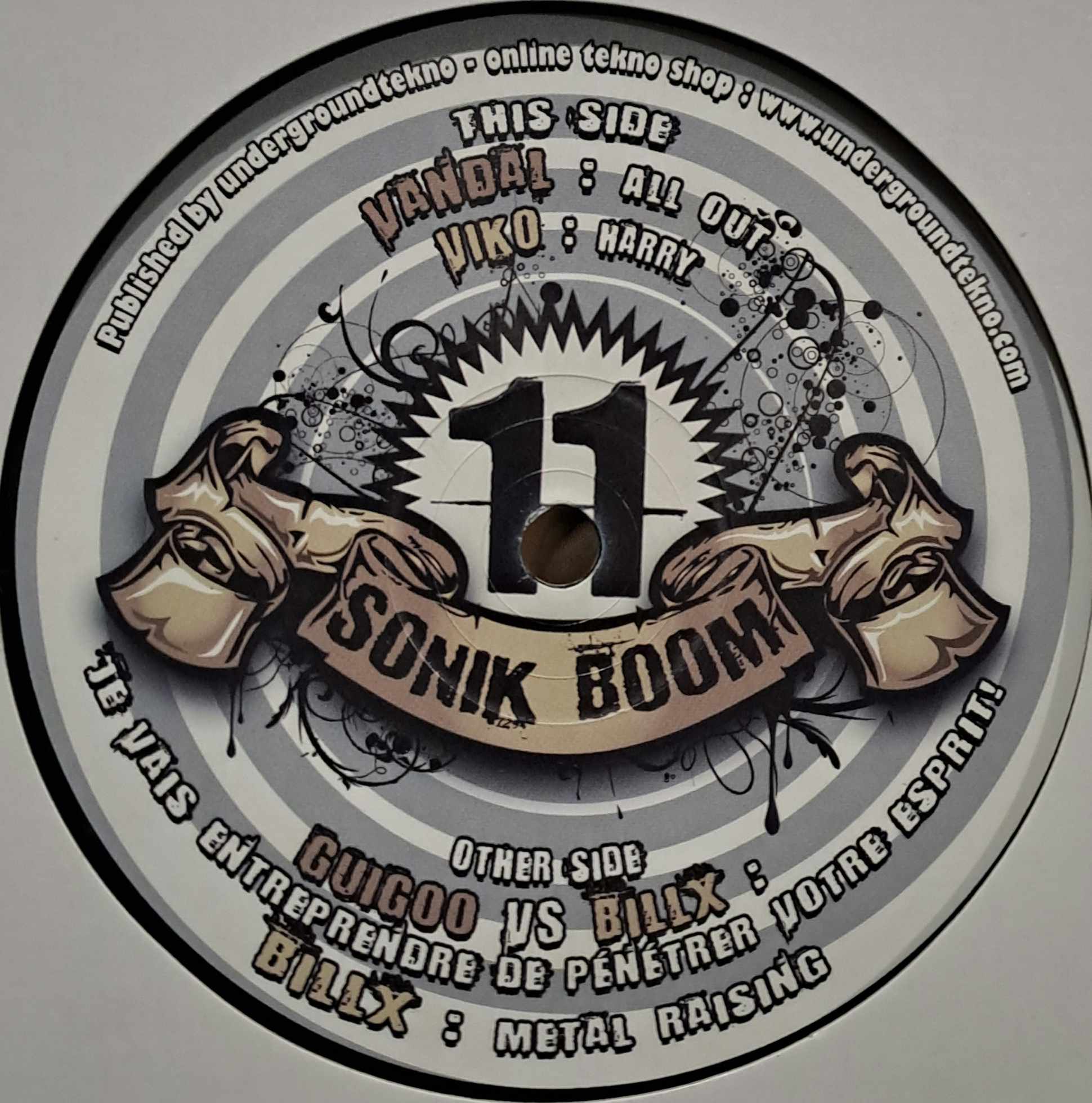 Sonik Boom 11 - vinyle freetekno